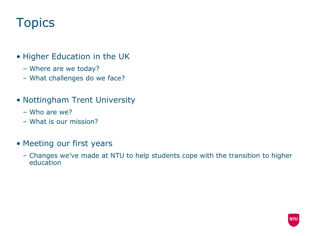 topics