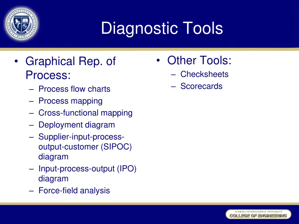 diagnostic tools 1
