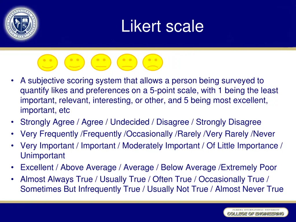 likert scale