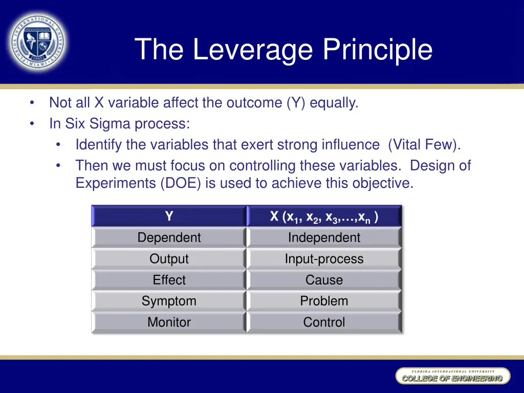 the leverage principle