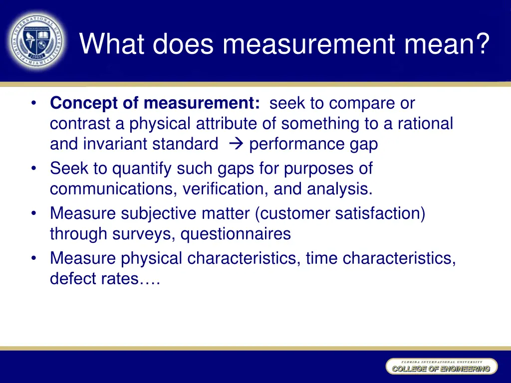 what does measurement mean
