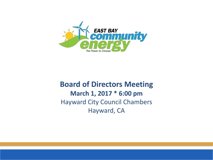 board of directors meeting march 1 2017