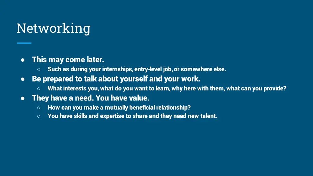 networking