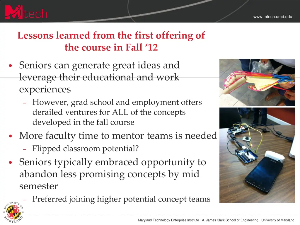 www mtech umd edu 6