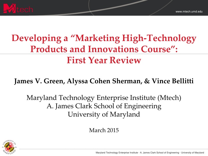 www mtech umd edu