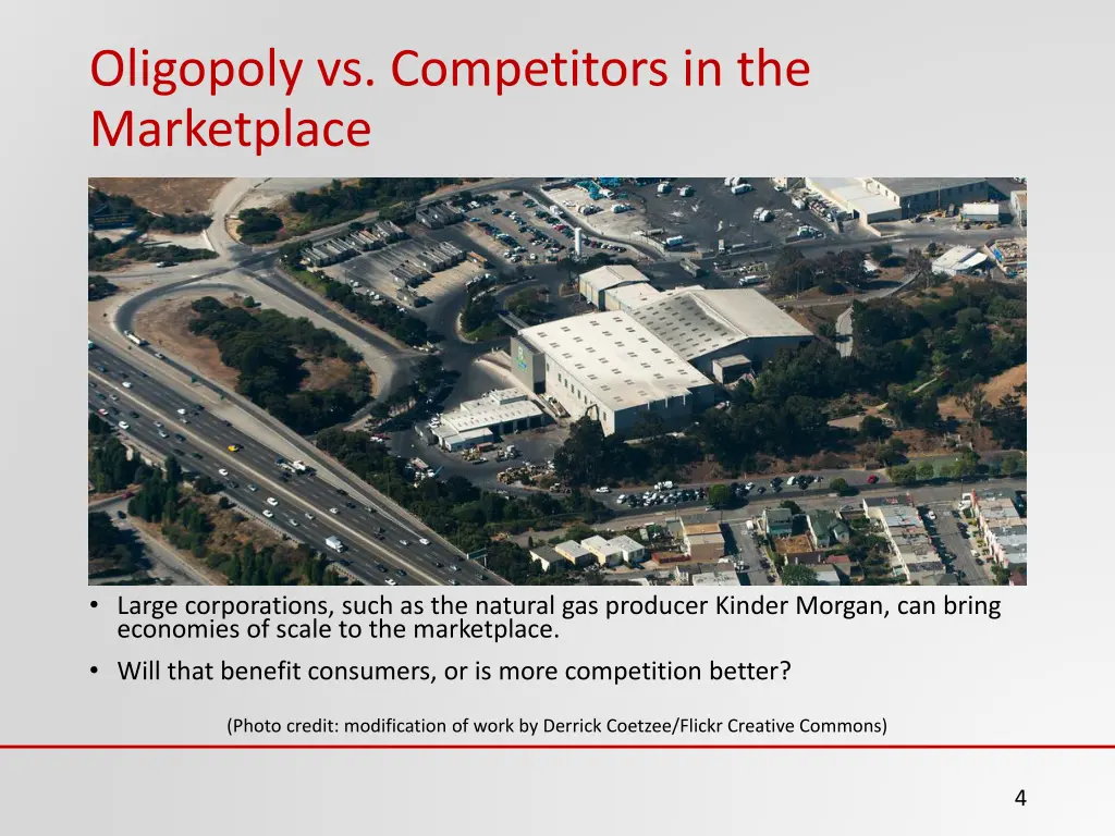 oligopoly vs competitors in the marketplace