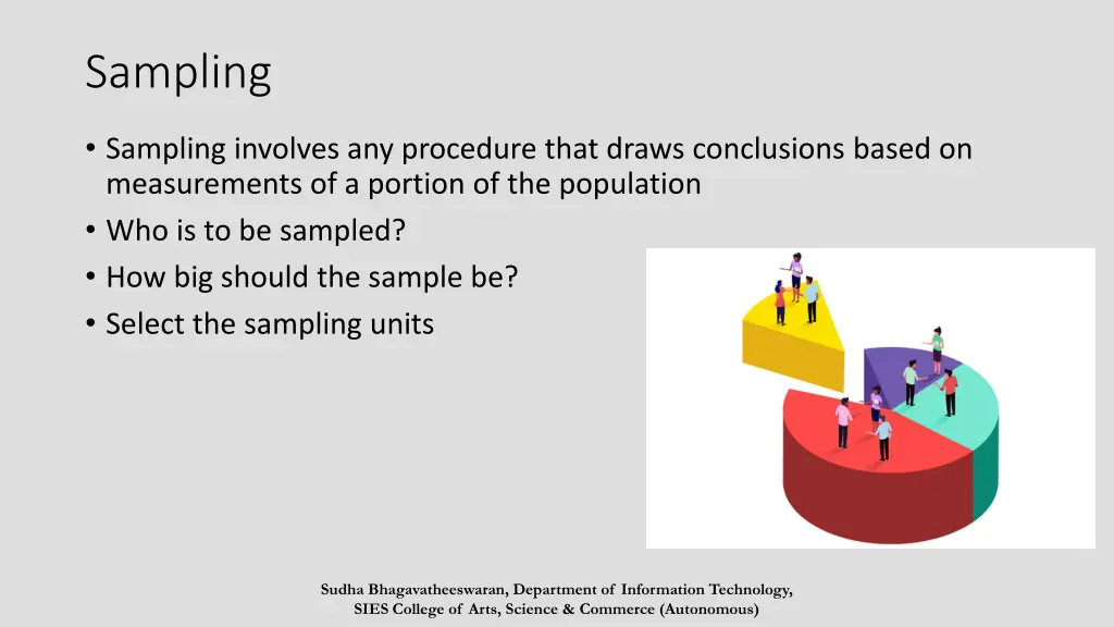 sampling