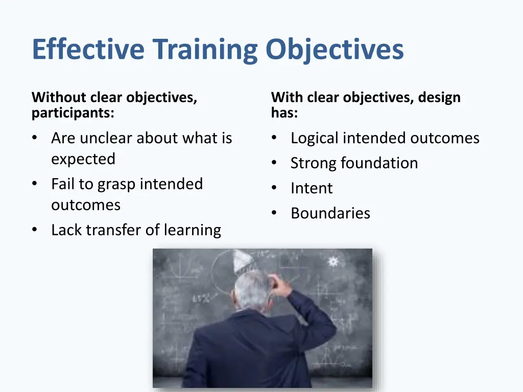 effective training objectives