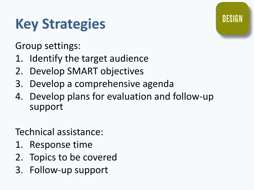 key strategies 1