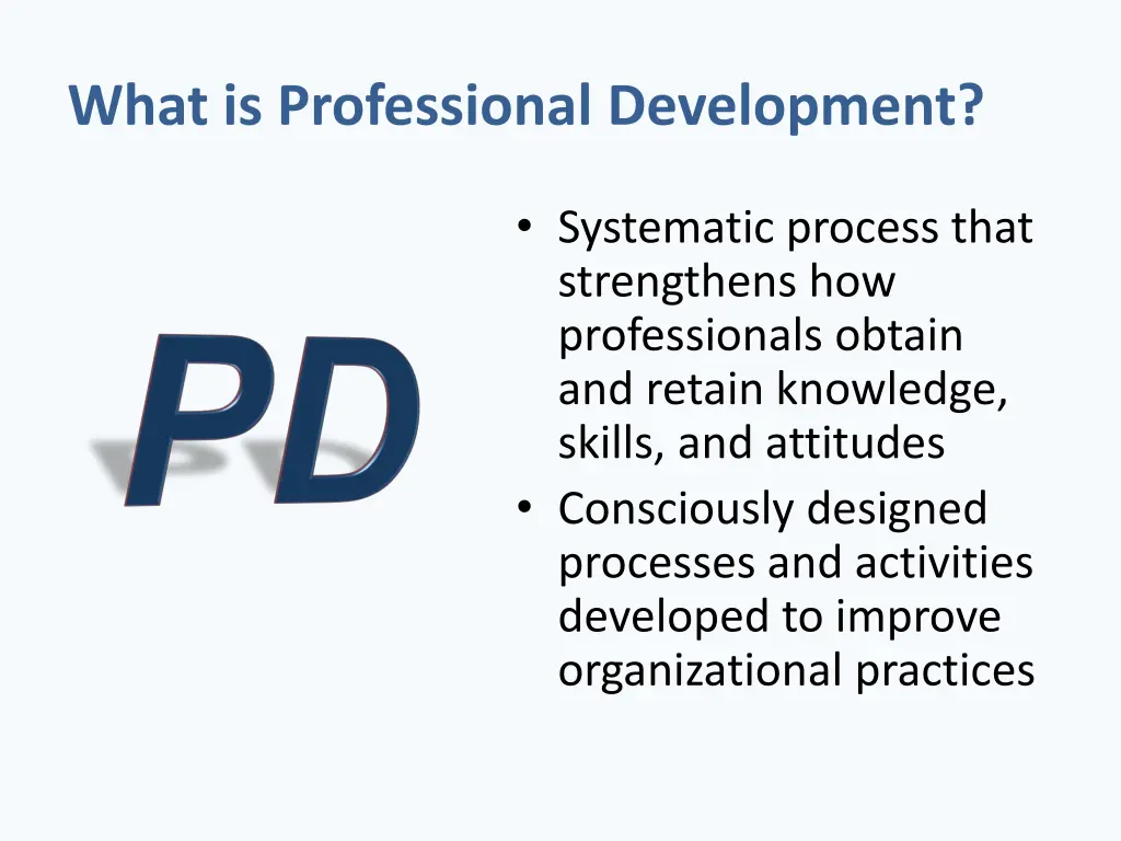 what is professional development
