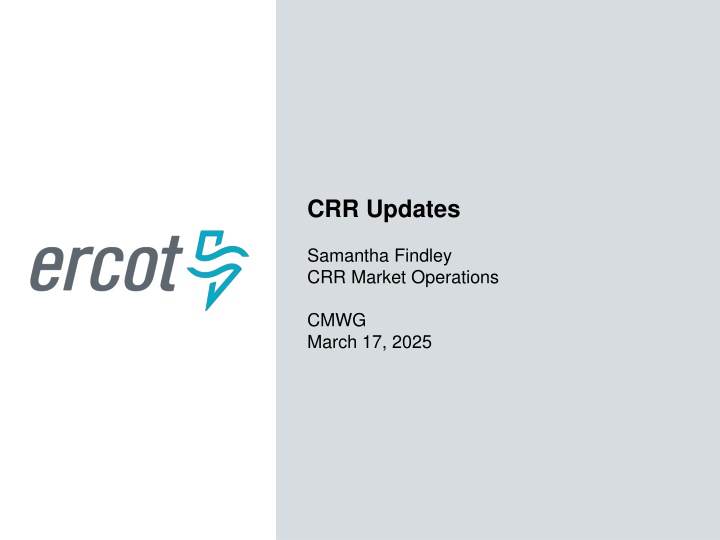 crr updates