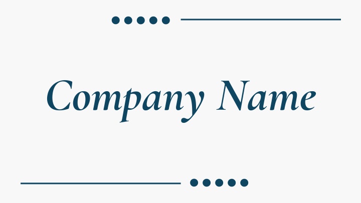 company name