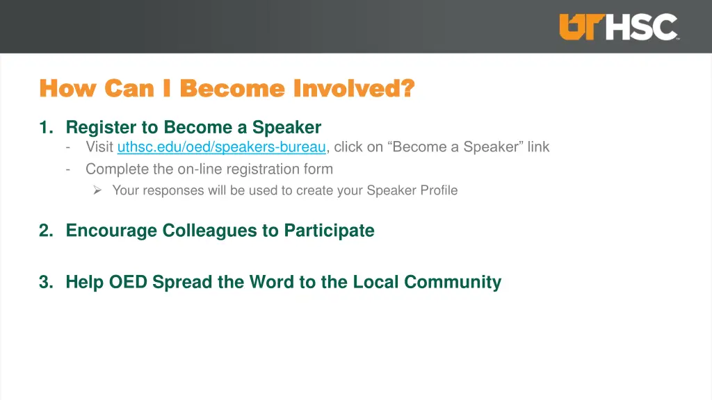 how can i become involved how can i become