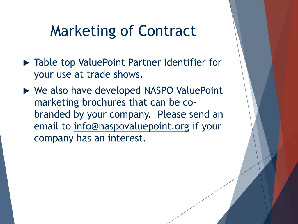 marketing of contract 1