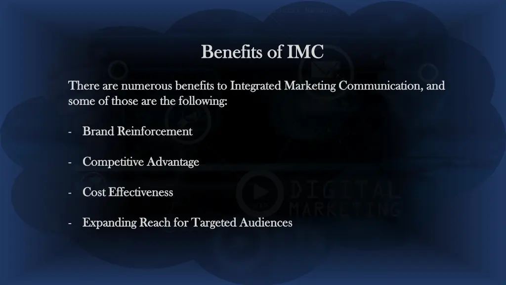 benefits of imc benefits of imc
