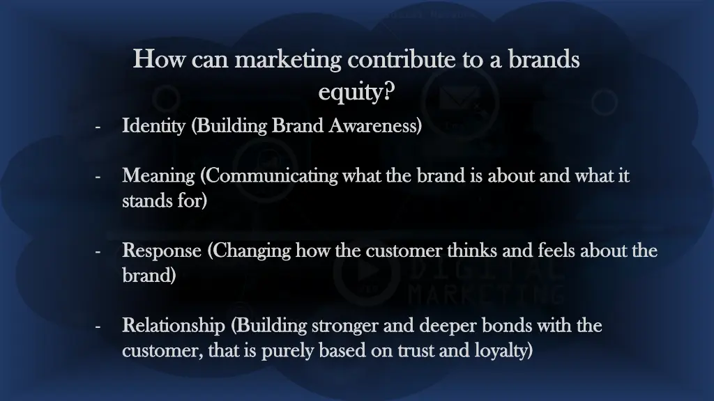 how can marketing contribute to a brands