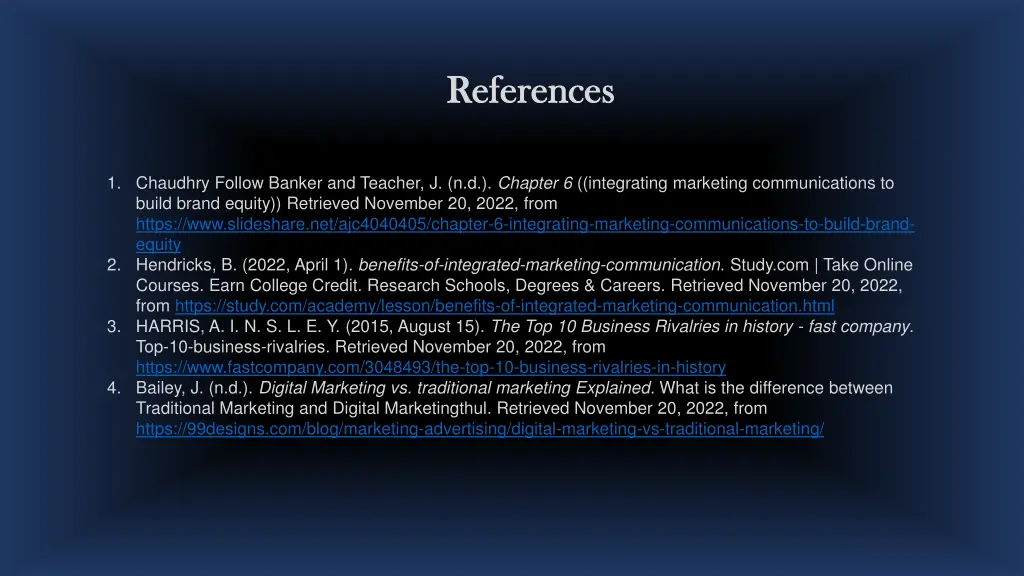 references references