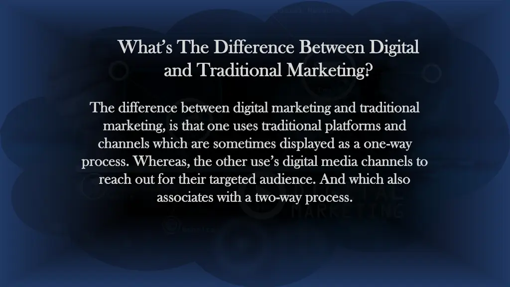 what s the difference between digital what