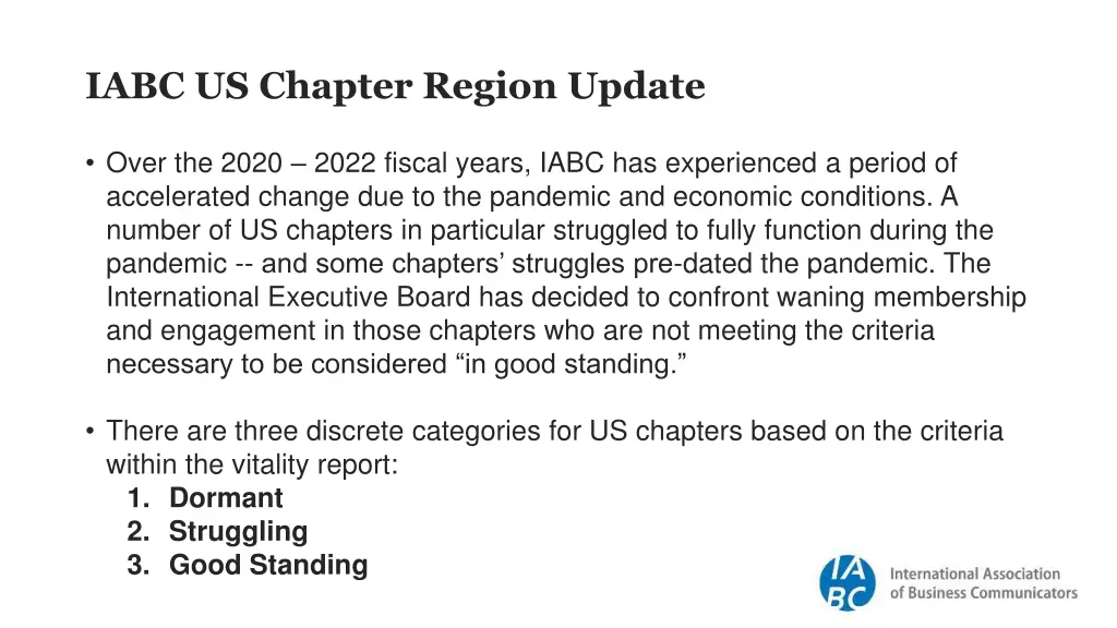 iabc us chapter region update