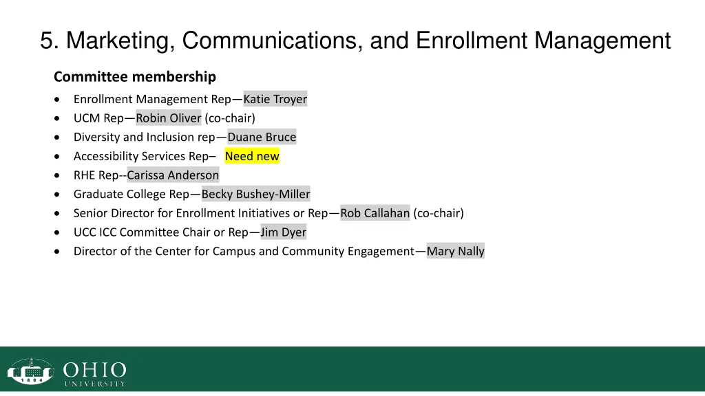 5 marketing communications and enrollment