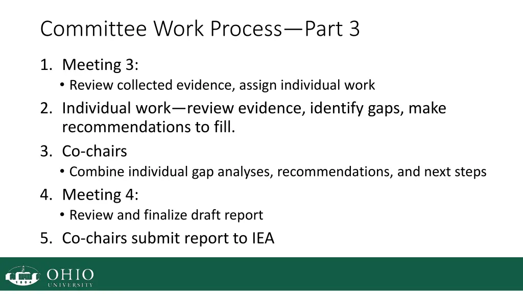 committee work process part 3