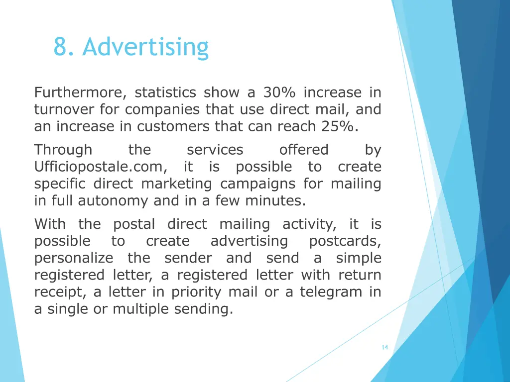 8 advertising 13