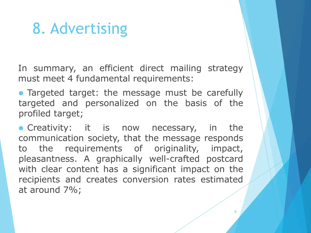 8 advertising 8
