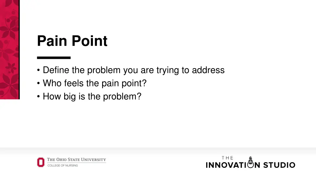pain point