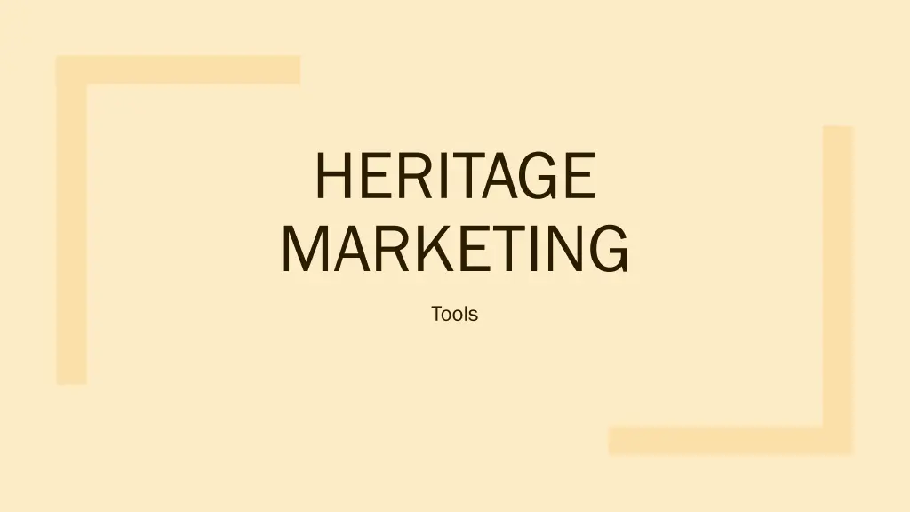 heritage marketing 5