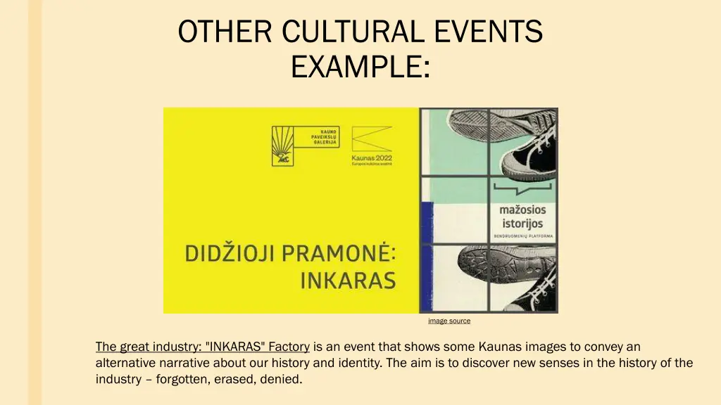 other cultural events example