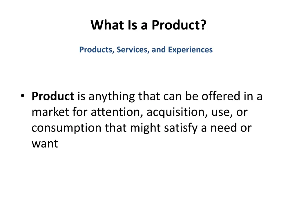 what is a product