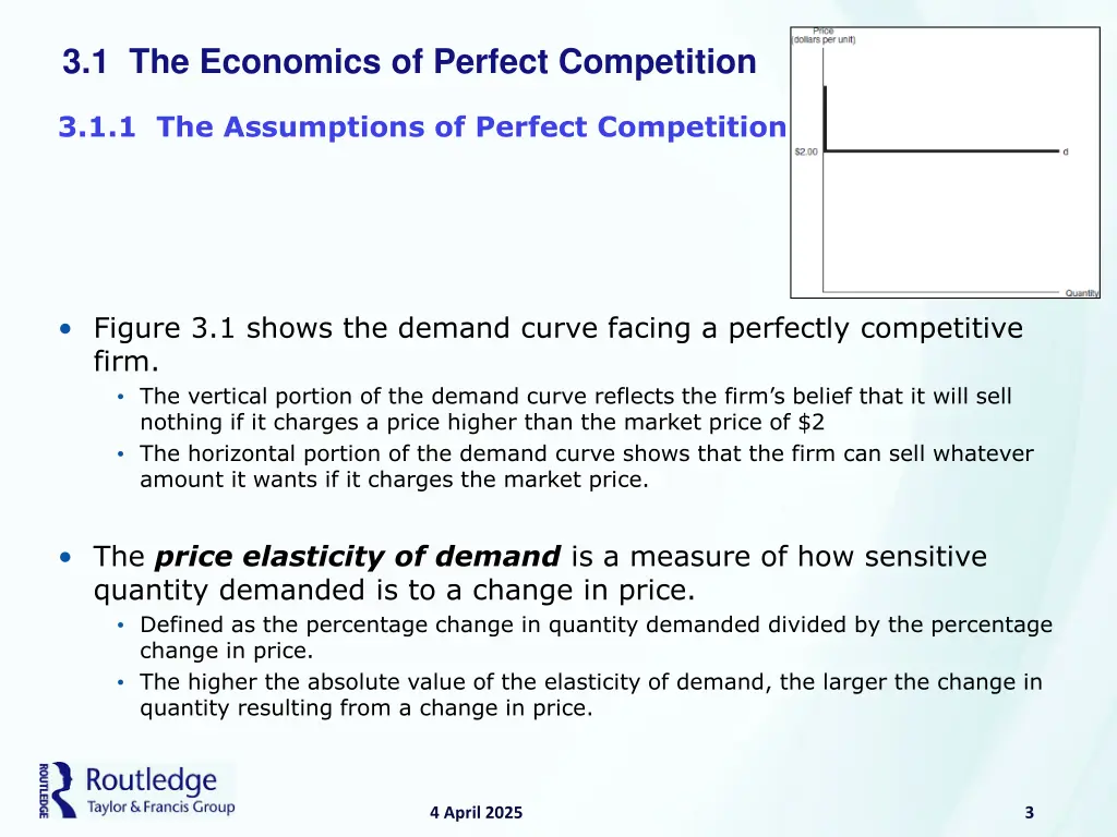 3 1 the economics of perfect competition 1