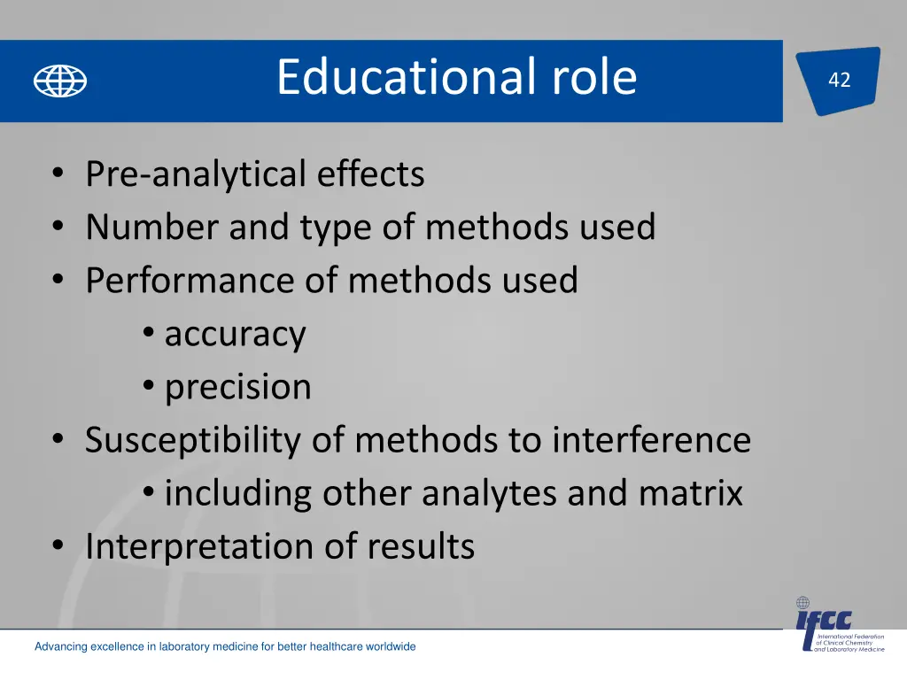 educational role