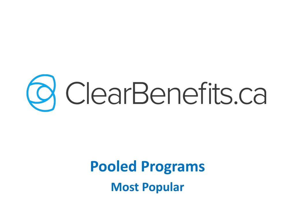 pooled programs most popular