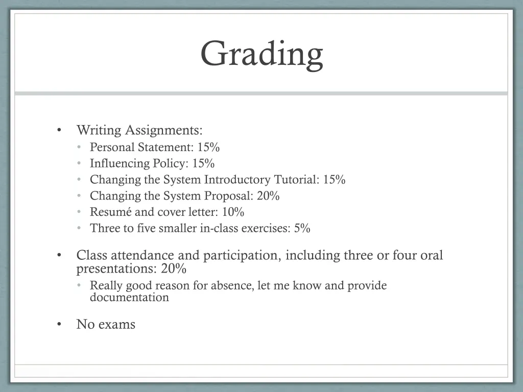 grading