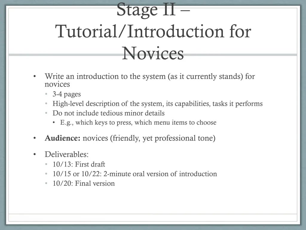 stage ii