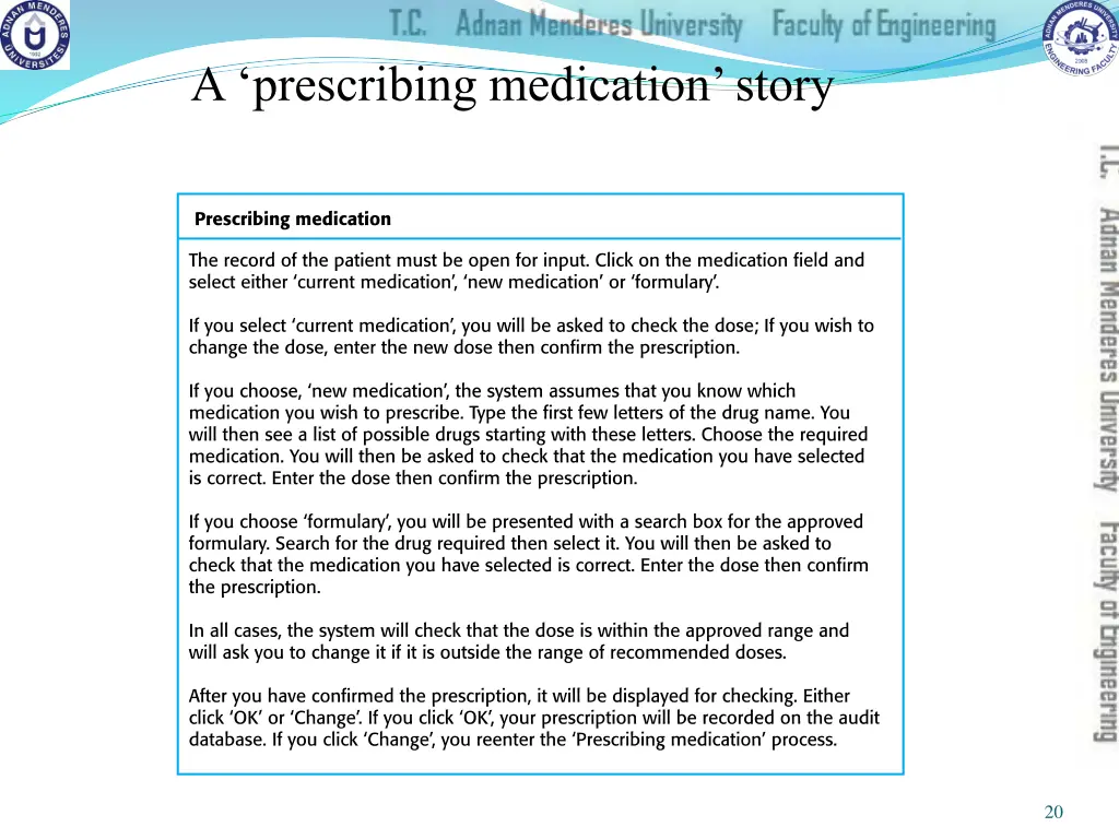 a prescribing medication story