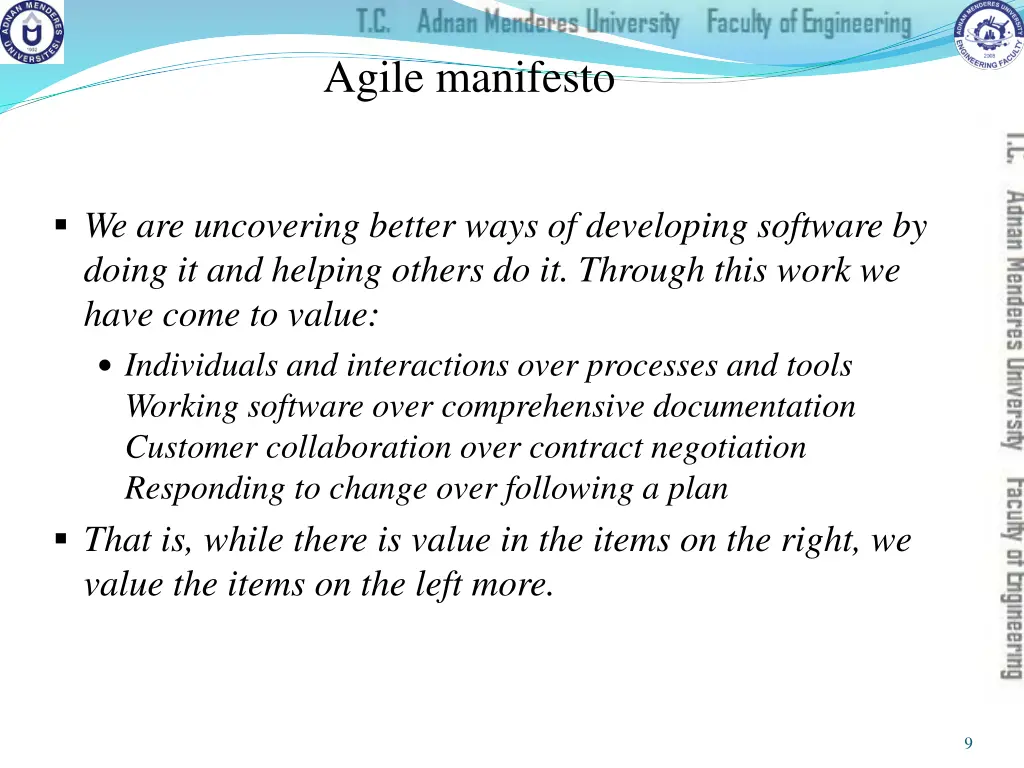 agile manifesto