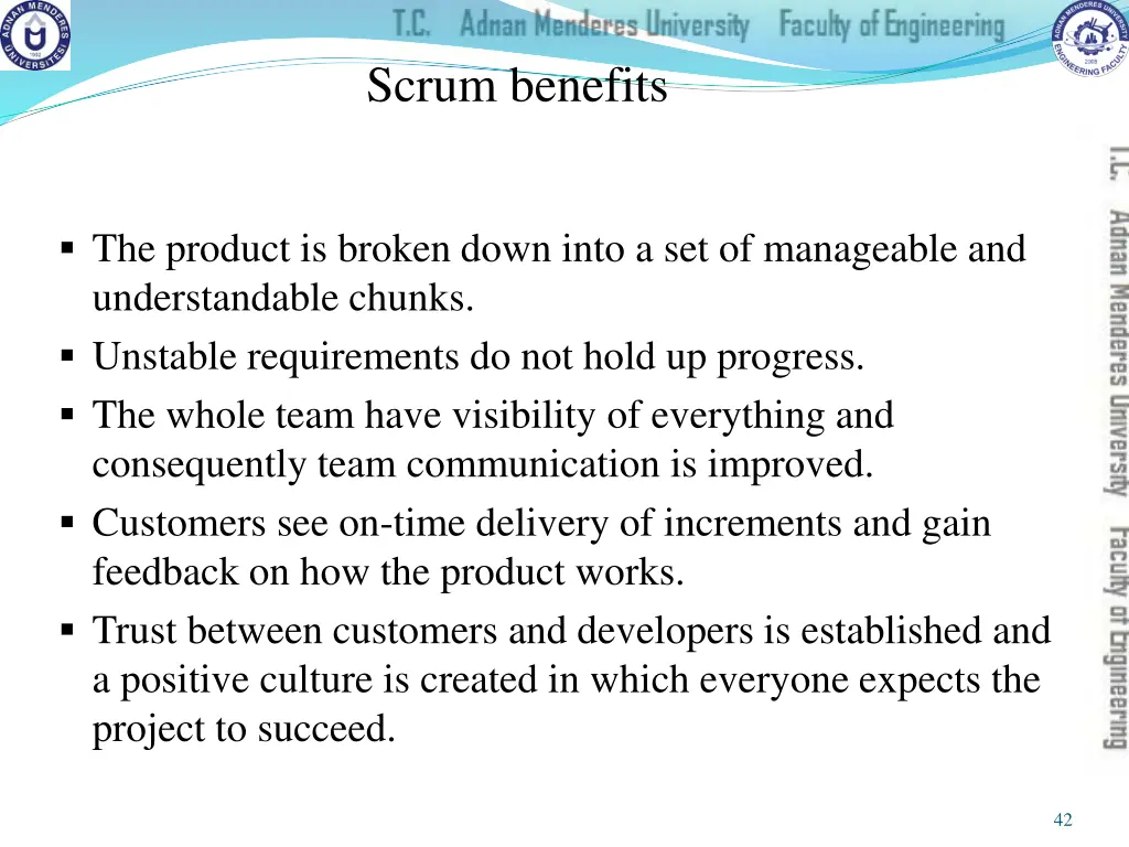scrum benefits