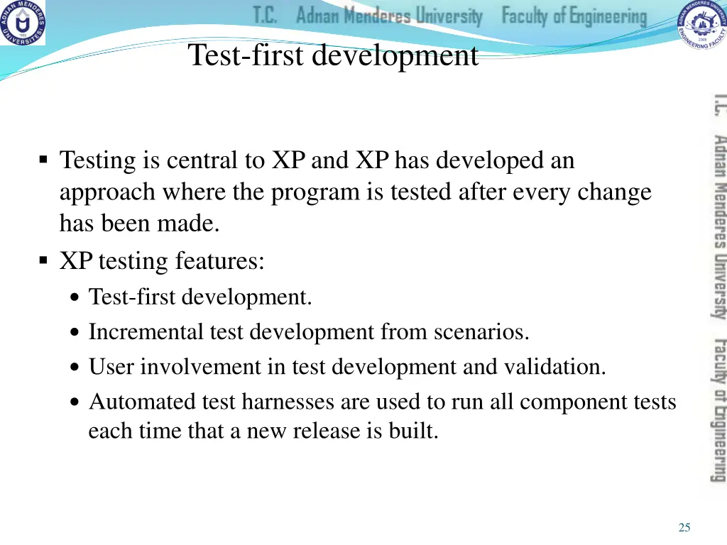 test first development
