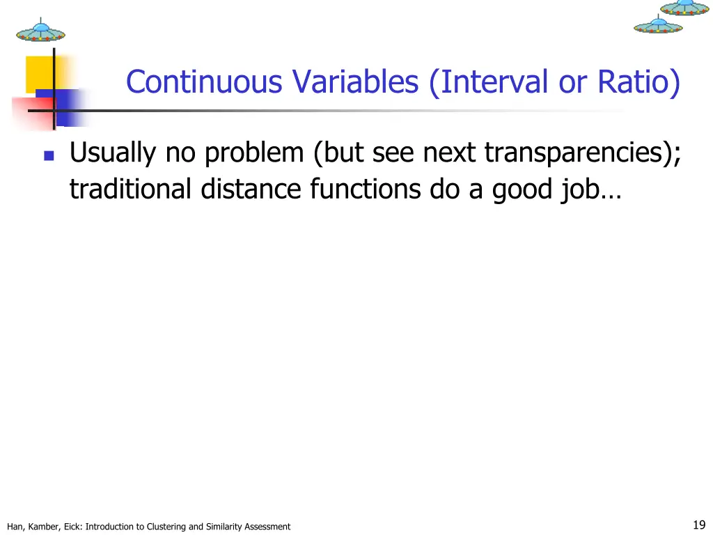 continuous variables interval or ratio