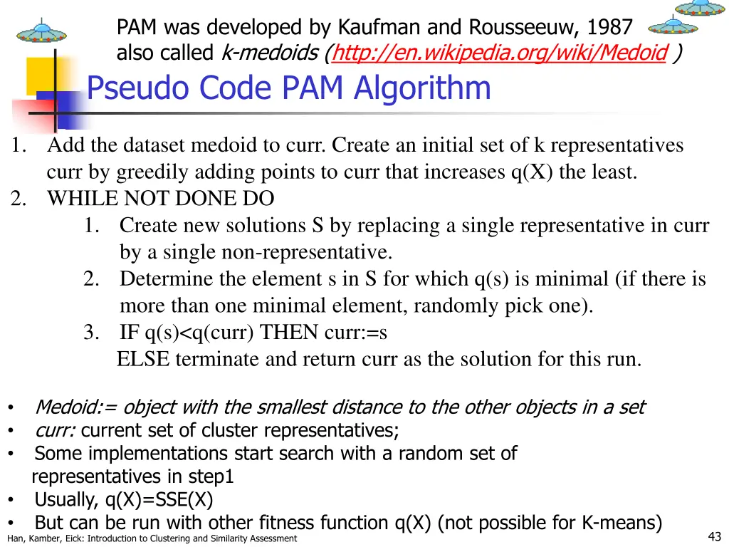 pam was developed by kaufman and rousseeuw 1987