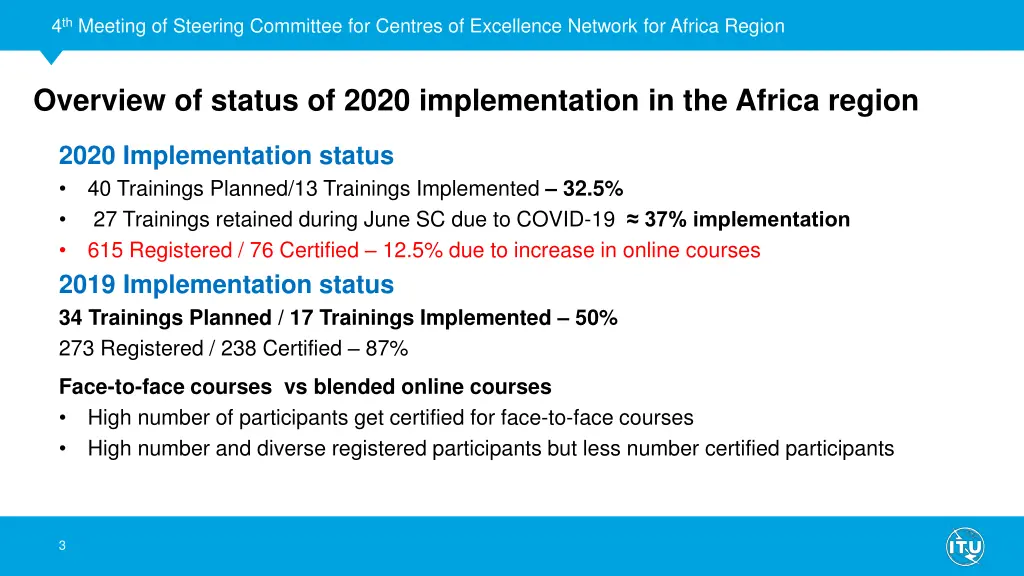 4 th meeting of steering committee for centres 2