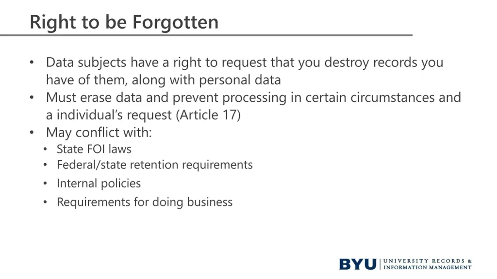 right to be forgotten