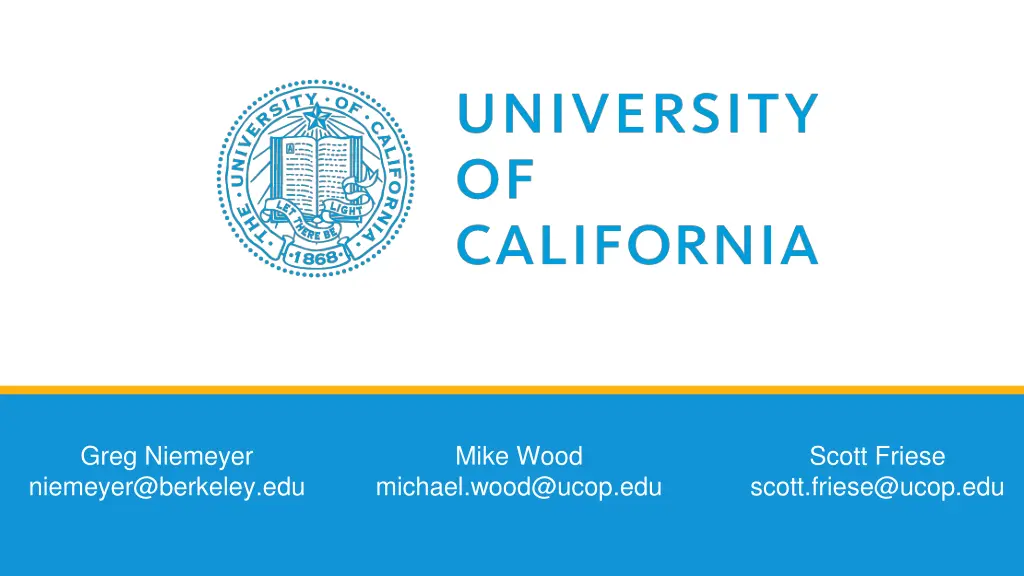 greg niemeyer niemeyer@berkeley edu