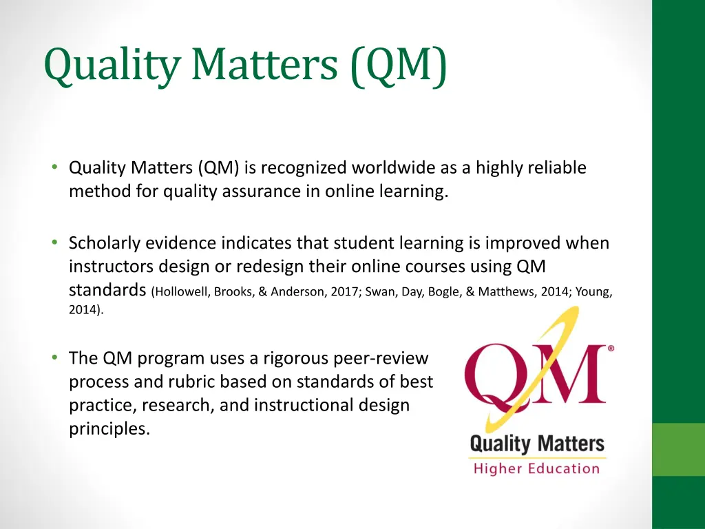 quality matters qm