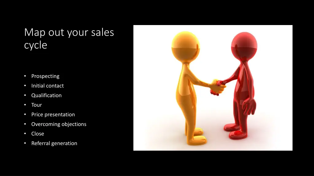 map out your sales cycle