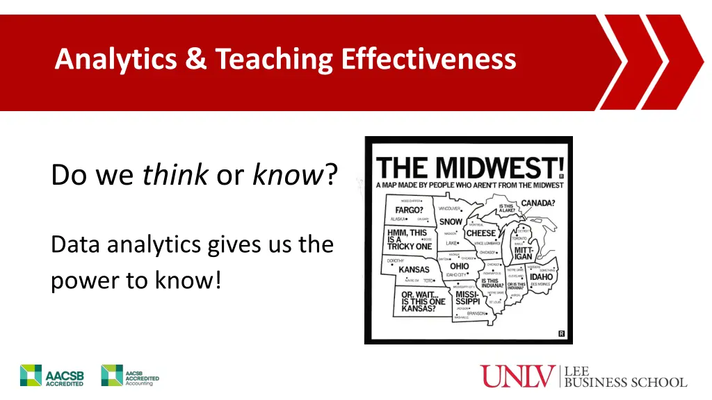 analytics teaching effectiveness