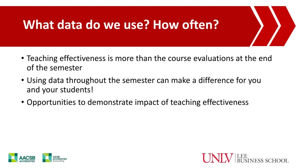 what data do we use how often