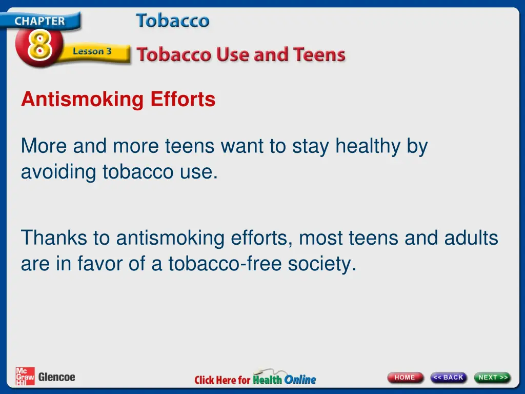 antismoking efforts